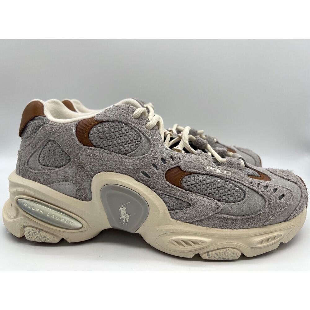 Polo Ralph Lauren Modern Trainer 100 Gray Size 10 NEW - Picture 12 of 12